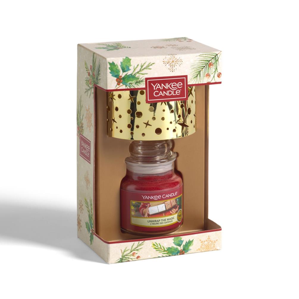 Yankee Candle Unwrap The Magic Small Jar & Shade Gift Set Extra Image 1